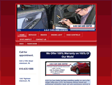 Tablet Screenshot of abecarcare.com